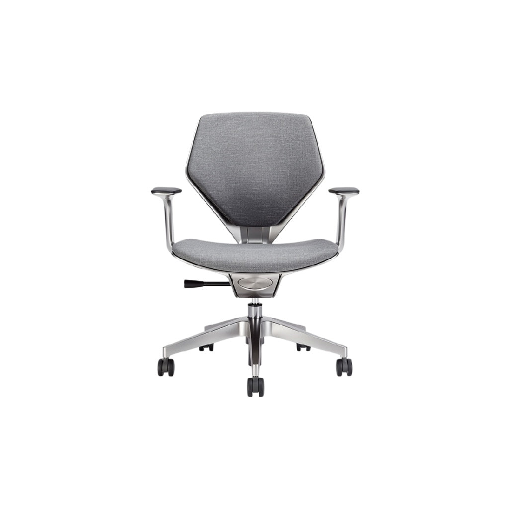 Ergonomische Zwenkstoel met Moderne Ontwerp en Verstelbare Armleuningen